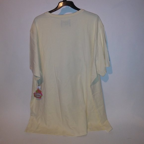 Wedding Cake Brand Mens T Shirt Cream Dont Panic its Organic Embroidered Graphic - Picture 13 of 13